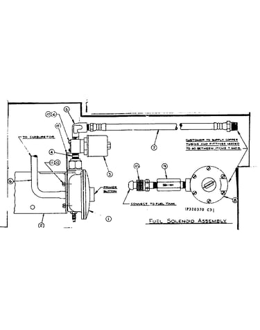 Fuel solenoid assembly