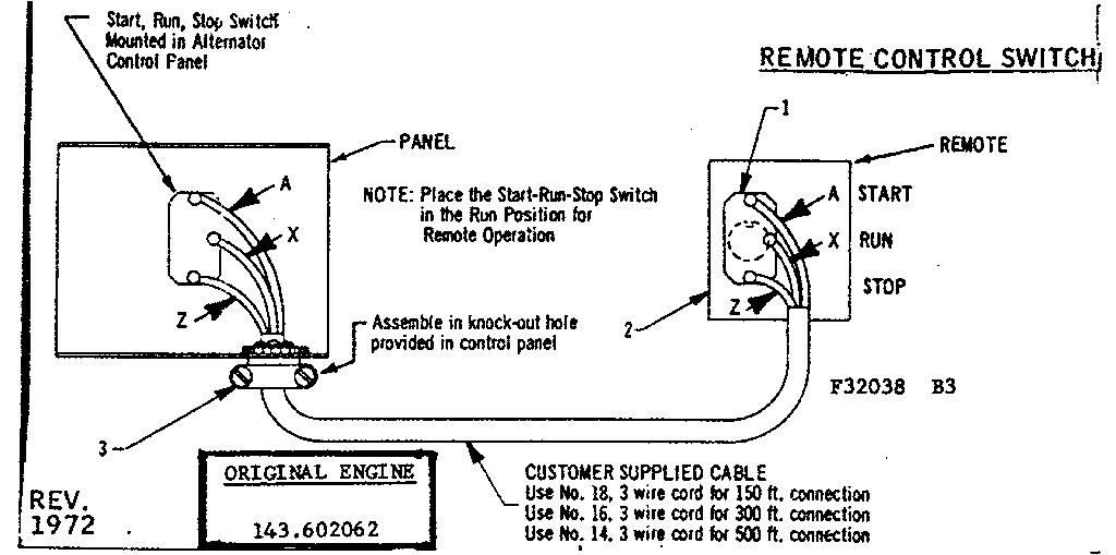 Remote control switch