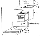Craftsman 58032038 battery mounting assembly diagram