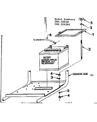 Battery mounting assembly