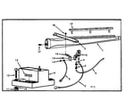 Kenmore 867762321 gas burners and manifold diagram