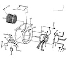 Kenmore 867762321 blower assembly diagram