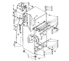 Kenmore 1068748331 cabinet parts diagram