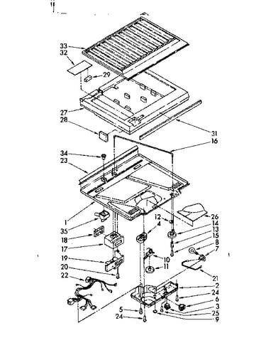 Compartment separator parts