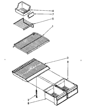 Shelf parts