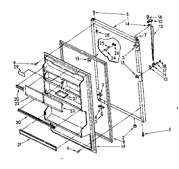 REFRIGERATOR DOOR PARTS