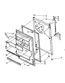 Refrigerator door parts