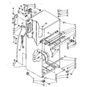 Kenmore 1068748362 cabinet parts diagram