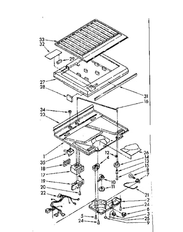Compartment separator parts
