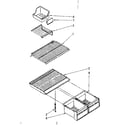 Kenmore 1068748362 shelf parts diagram