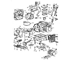 Briggs & Stratton 402417 (0676-01 - 0676-01) cylinder, crankshaft and engine base group diagram