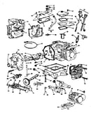Cylinder, crankshaft and engine base group