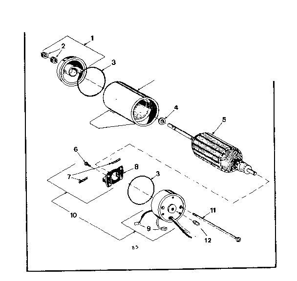Electrical motor assembly