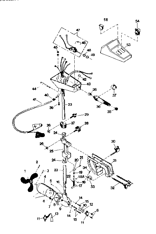 Fishing motor