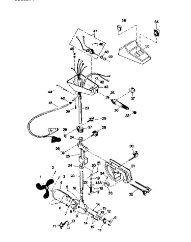 Fishing motor