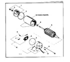 Craftsman 217592562 electrical motor assembly & parts list diagram