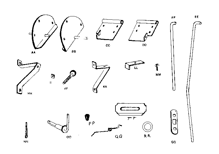 Lift mechanism parts