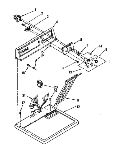 Top and console parts