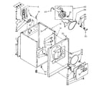 Kenmore 11086650100 cabinet parts diagram