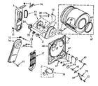 Kenmore 11086650100 bulkhead parts diagram