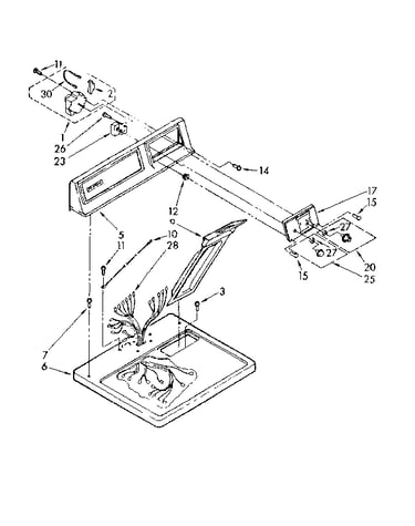 Top and console parts