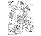 Kenmore 11087650100 cabinet parts diagram