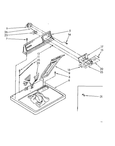 Top and console parts