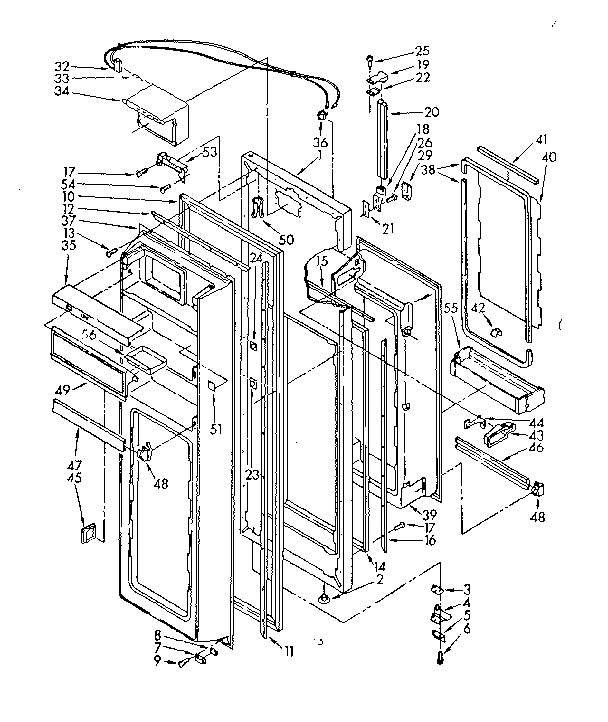 Refrigerator door parts