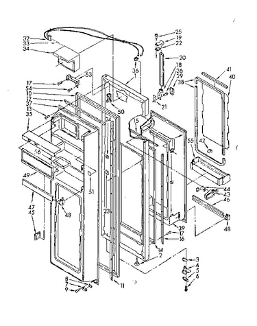 Refrigerator door parts