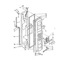 Kenmore 1068566970 freezer door parts diagram