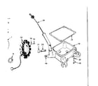 Onan N52M-GA019/3411A oil base and gearcase group diagram