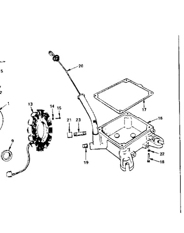 Oil base and gearcase group