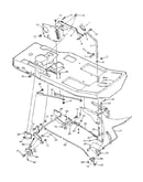 Blade housing suspension