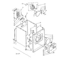 Kenmore 11086621100 cabinet parts diagram