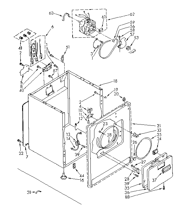 Cabinet parts