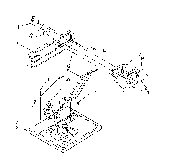 Top and console parts