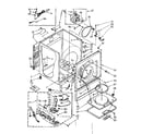 Kenmore 1108762110 cabinet parts diagram