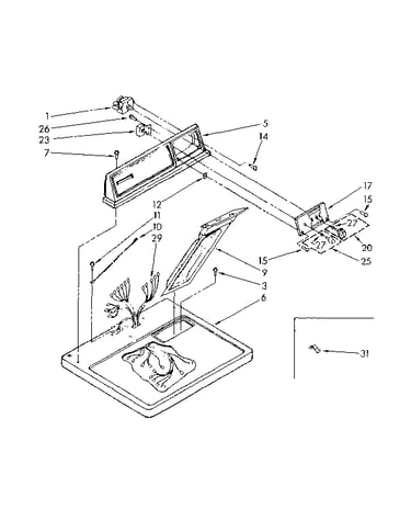 Top and console parts