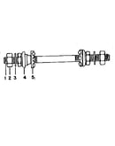 Axle set complete