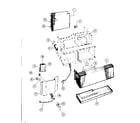 Kenmore 2538765070 electrical system and unit parts diagram