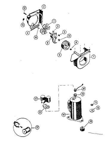 Air handling and compressor parts