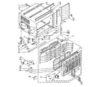 Kenmore 1068751480 cabinet parts diagram