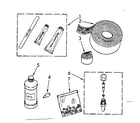 Kenmore 1068751480 optional parts (not included) diagram