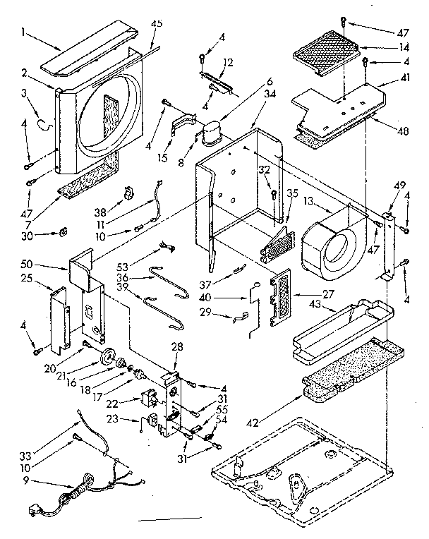 Air flow and control parts