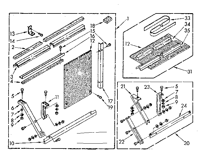 Accessory kit parts