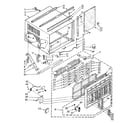 Kenmore 1068751880 cabinet parts diagram