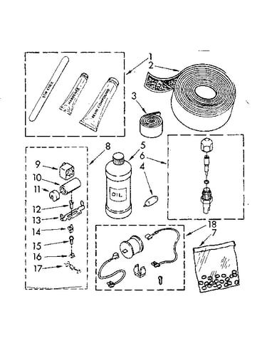Optional parts (not included)