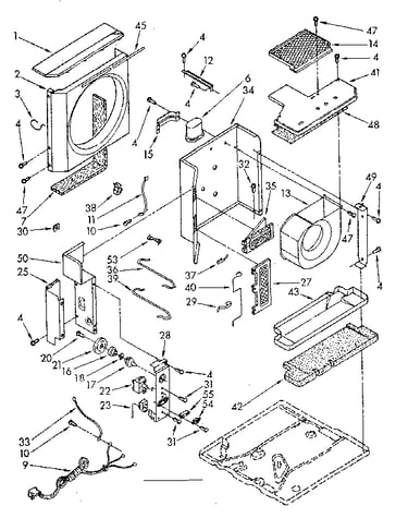 Air flow and control parts