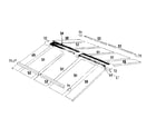 Sears 69668825 roof assembly diagram
