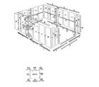 Kenmore 14368827 floor frame and wall assembly diagram